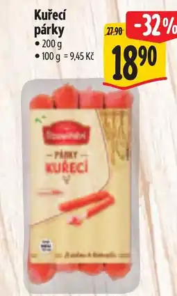 Albert Kuřecí párky nabídka