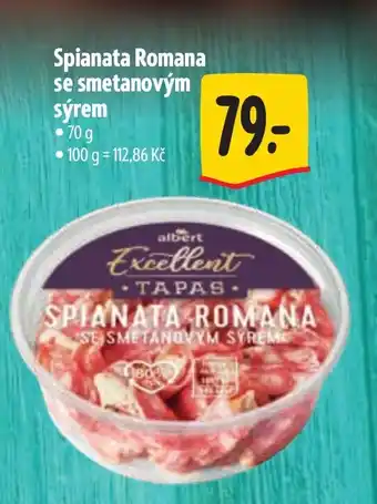Albert Spianata Romana se smetanovým sýrem nabídka