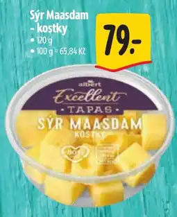Albert Sýr Maasdam - kostky nabídka