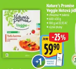 Albert Nature's Promise Veggie Hotová jídla nabídka