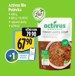 Albert Activus Bio Polévka nabídka