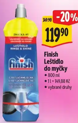 Albert Finish Leštidlo do myčky nabídka