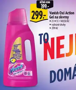 Albert Vanish Oxi Action Gel na skvrny nabídka