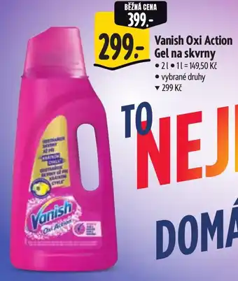 Albert Vanish Oxi Action Gel na skvrny nabídka