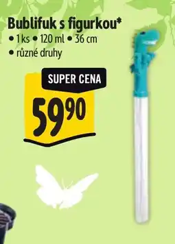 Albert Bublifuk s figurkou nabídka