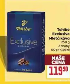 Billa Tchibo exclusive mletá káva nabídka
