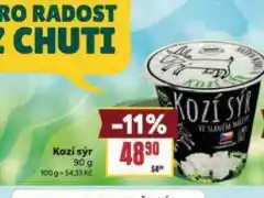 Billa Kozí sýr nabídka