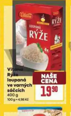 Billa Vitana rýže loupaná nabídka