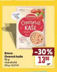 Billa Emco ovesná kaše nabídka