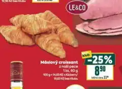 Billa Máslový croissant nabídka