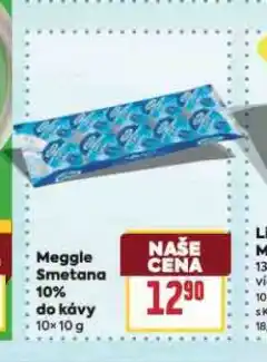 Billa Meggle smetana 10% do kávy nabídka
