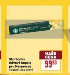 Billa Starbucks kávové kapsle nabídka