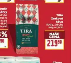 Billa Tira zrnková káva nabídka