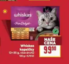Billa Whiskas kapsičky pro kočky nabídka