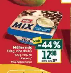 Billa Müller mix nabídka