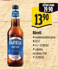 Albert Birell nealkoholické pivo nabídka