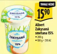 Albert Zakysaná smetana nabídka