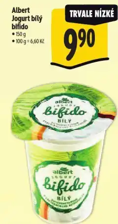 Albert Jogurt bílý bifido nabídka