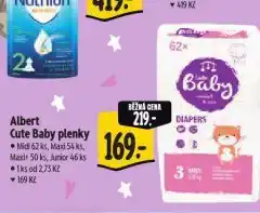 Albert Cute baby plenky nabídka