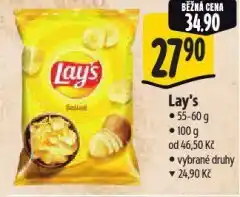 Albert Lay's chipsy nabídka
