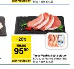 Tesco Vepřová kýta plátky nabídka
