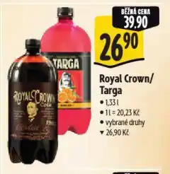 Albert Royal crown cola nabídka
