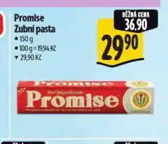 Albert Promise zubní pasta nabídka