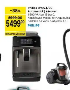 Tesco Philips automatický kávovar nabídka