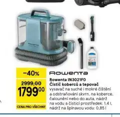 Tesco Rowenta čistič koberců a čalounění nabídka