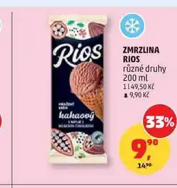 Penny Market ZMRZLINA RIOS nabídka