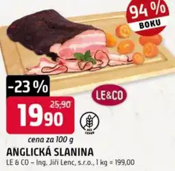 Trefa Anglická slanina nabídka