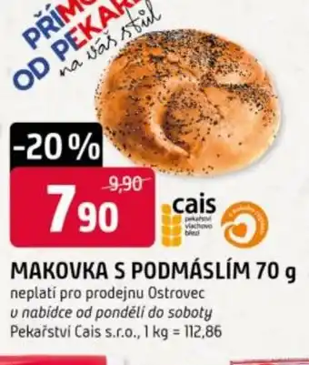 Trefa Makovka s podmáslím nabídka