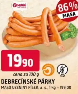 Trefa Debrecínské párky nabídka
