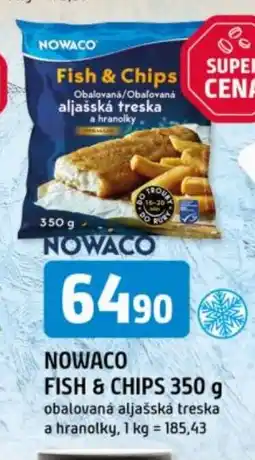 Trefa Nowaco fish & chips nabídka