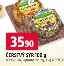 Trefa Čerstvý sýr nabídka