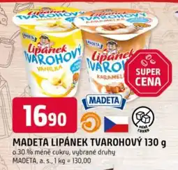 Trefa Madeta lipánek tvarohový nabídka