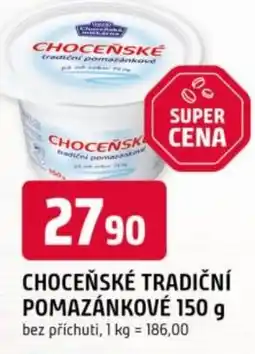 Trefa Choceňské tradiční pomazánkové nabídka