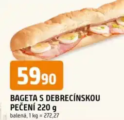 Trefa Bageta s debrecínskou pečení nabídka