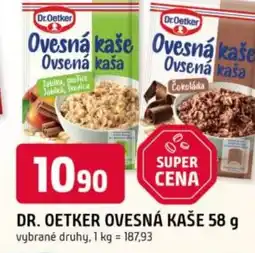 Trefa Dr. Oetker ovesná kaše nabídka