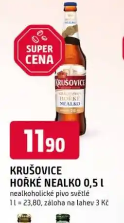 Trefa Krušovice hořké nealko nabídka