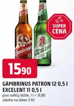 Trefa Gambrinus patron 12, Excelent 11 nabídka