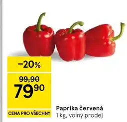 Tesco Paprika červená nabídka