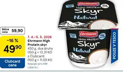 Tesco Ehrmann High Protein skyr nabídka