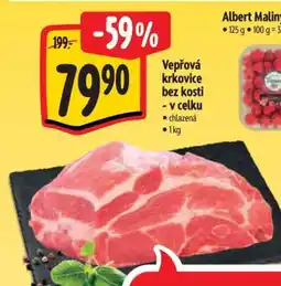 Albert Vepřová krkovice bez kosti – v celku nabídka