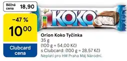 Tesco Orion Koko Tyčinka nabídka