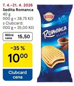 Tesco Sedita Romanca nabídka