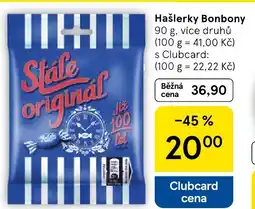 Tesco Hašlerky Bonbony nabídka