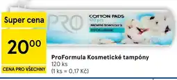 Tesco ProFormula Kosmetické tampóny nabídka