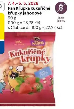 Tesco Pan Křupka Kukuřičné křupky jahodové nabídka