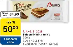 Tesco Balconi Mini tiramisu nabídka